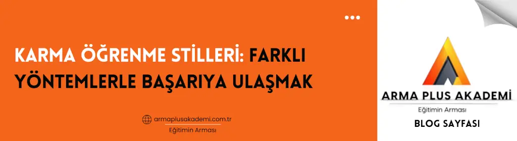 Karma Öğrenme Stilleri Karma Öğrenme Stilleri