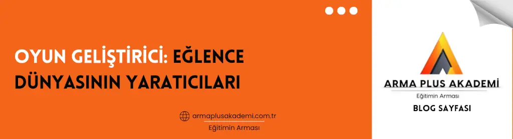 Oyun Geliştirici Oyun Geliştirici